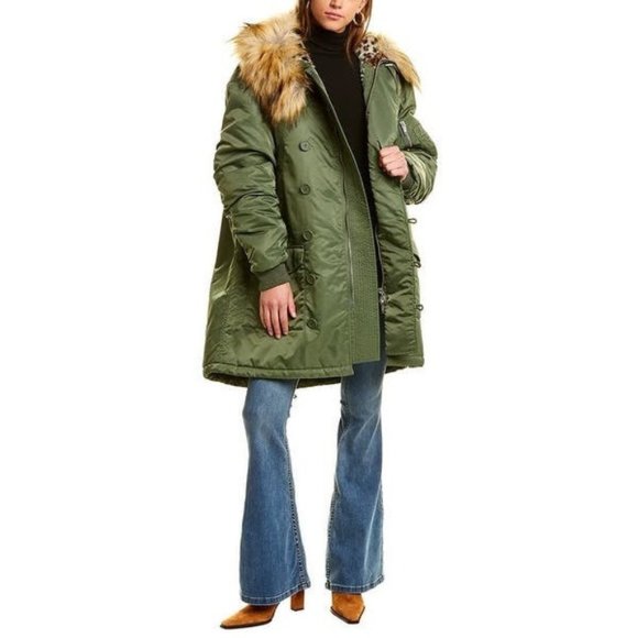 The Kooples Oversized “Leased” Parka | Sz 1/XXL - Picture 1 of 11